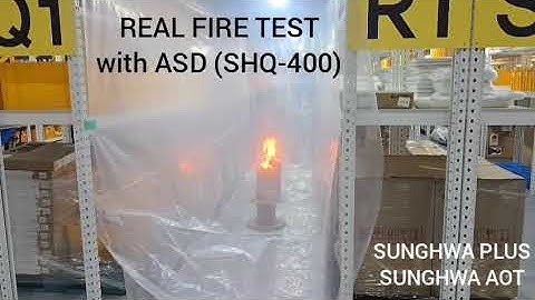 [K-FPS] Real Fire Test with ASD SHQ-400