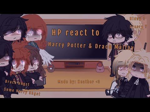| HP react to Harry Potter & Draco Malfoy | Angst | Read Desc | Drarry 🖤|