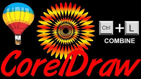 Corel Draw Tips & Tricks Ctrl + L to COMBINE