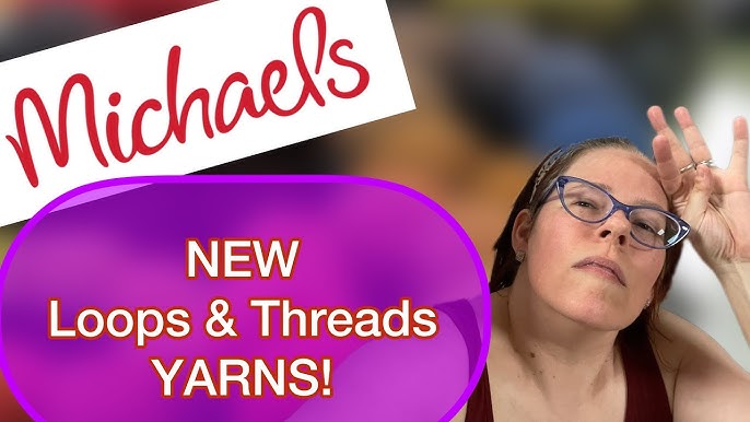 NEW Yarn Loops and Threads Textured Twist #yarnreview #honestreview  @michaels #loopsandthreads 