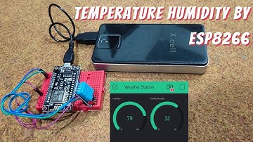 Temperature & Humidity from anywhere by Blynk,NodeMCU || ESP8266 WeatherStation with DHT11