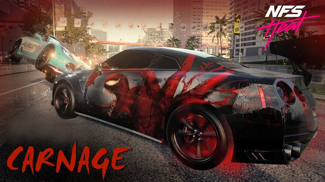 Venom R35 CARNAGE NFS Wrap Design NISSAN GT-R R35 Custom Livery Venom - YouTube