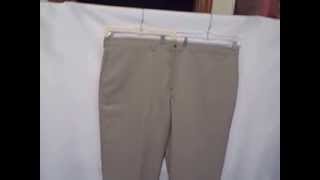 54 WAIST 31 Inseam Khaki Dress Work Pants NEW With Tags Loose Fit St. John's Bay