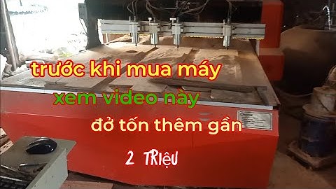 Máy khắc gỗ cnc, chia sẻ vài lưu ý khi mua máy