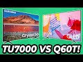 Samsung Q60T VS Samsung TU7000 4K TV Comparison