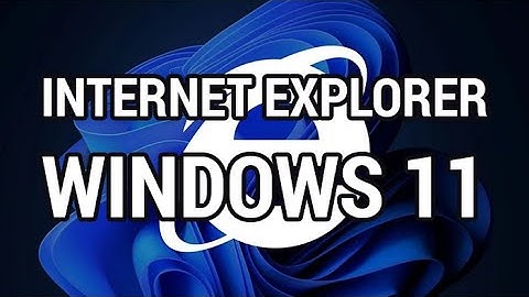 Cómo abrir Internet Explorer en Windows 11 www.informaticovitoria.com