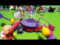 アンパンマンおもちゃ ばいきんまんのバイキンUFOが故障した？修理してあげよう♪★ぺろりん