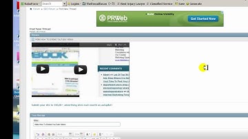 How To Embed YouTube Videos Into Your Posts On The Free Ad Forum Internet Marketing Forum