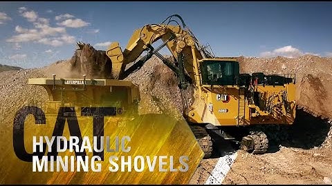 Cat® Hydraulic Mining Shovels — High Levels of Digging Performance
