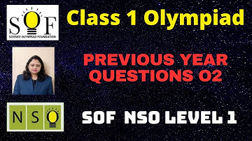 SOF NSO Level 1 Previous Year Question paper | Part 02 | Class 1