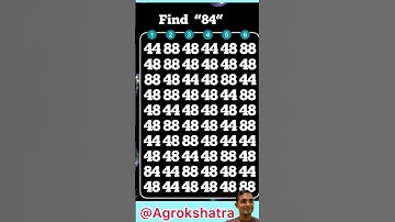 Find the number 84@MrBeast #find #braintest#ig#brainteaser #shorts #finden#beach#love#edm#shorts