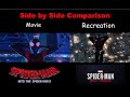 "One and Only Spider-Man" Side by Side Comparison Scene Recreation in Spider-Man: Miles Morales