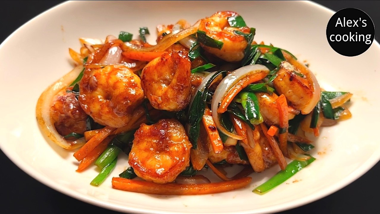 A simple and delicious shrimp stir-fry recipe that's ready in