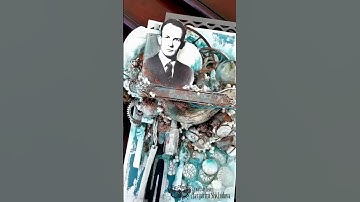 Step-by-step mixed-media video tutorial on how to use stencils, Gesso and more #finnabairproducts