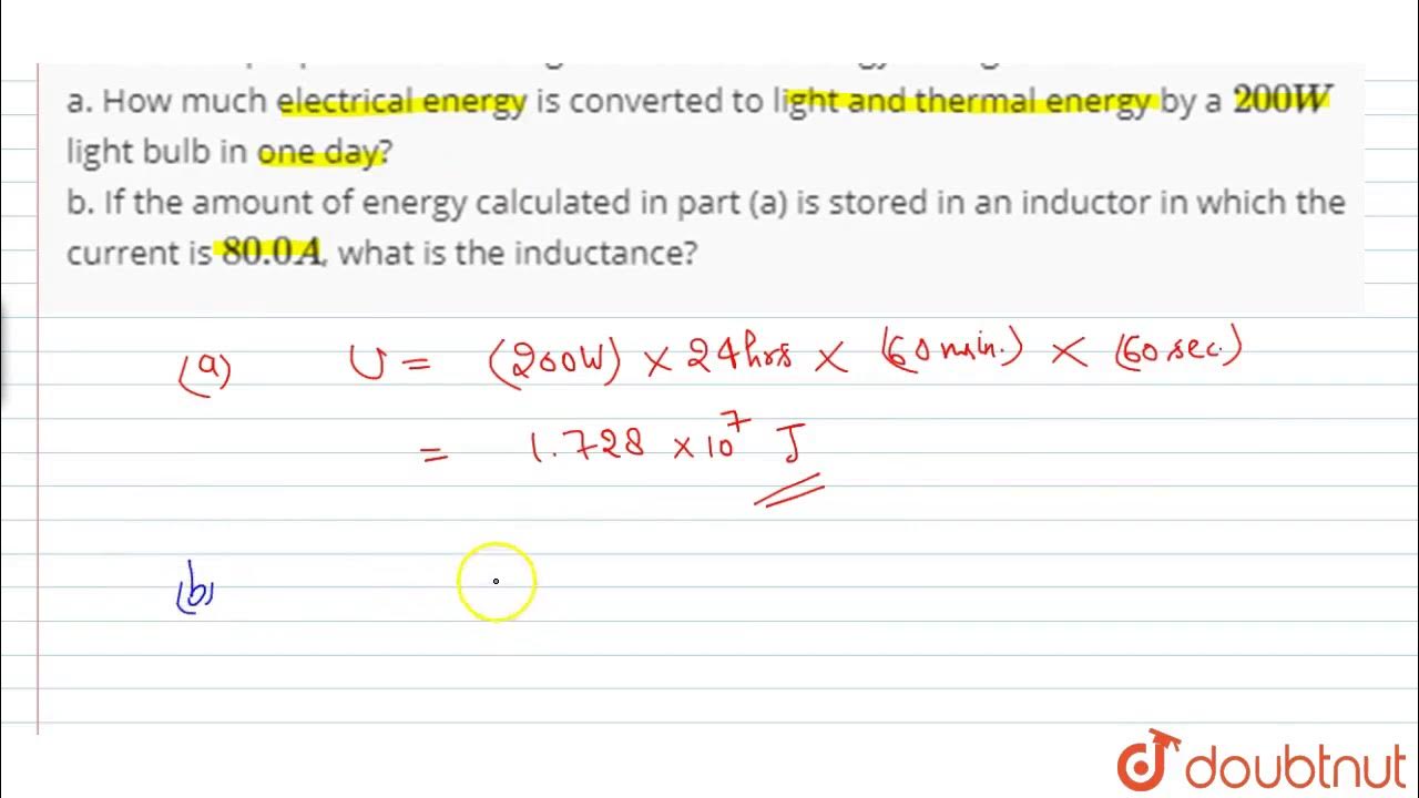 It has been proposed to use large inductors as energy storage devices