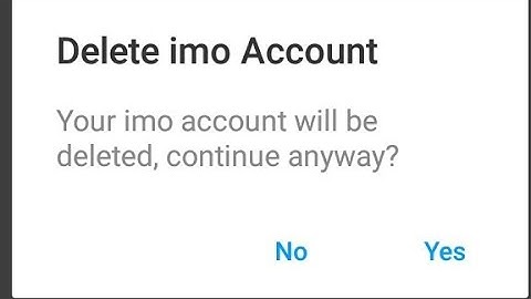 how to delete imo account permanently? IMO ID delete kaise karte hain