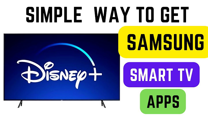 How to add disney plus to samsung tv