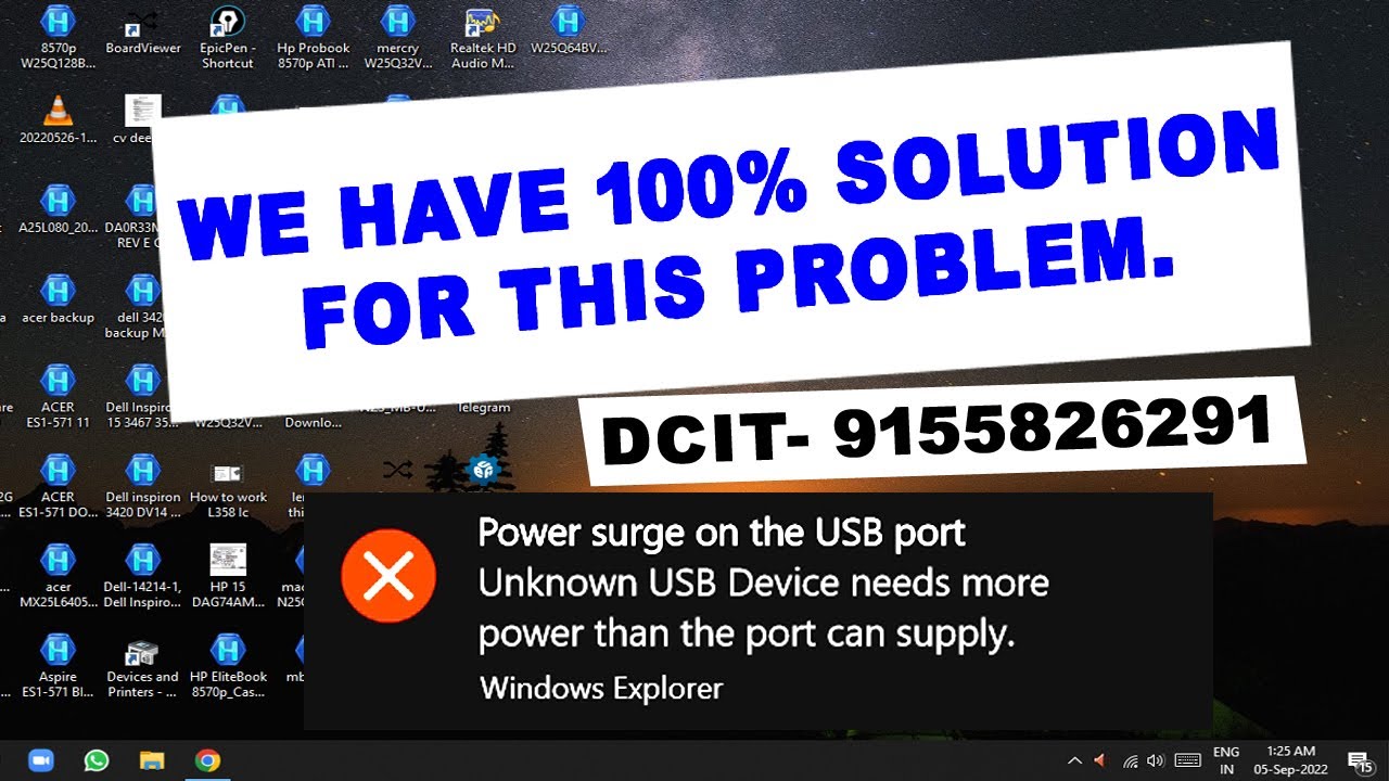Power surge on the USB Port issue Here's how to fix it YouTube