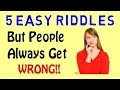 5 Tricky Riddles That Will Totally Blow Your Brain | Learn With Riya