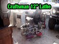 Craftsman atlas 12 lathe restoration part 1 cleaning painting planning