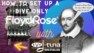 How To Set Up A Dive Only Floyd Rose With An EVH D-Tuna