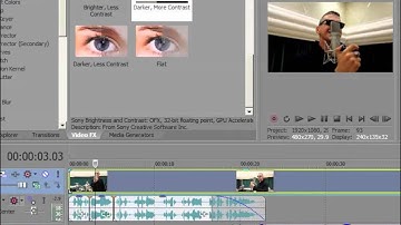 75.Sony Vegas Pro 12 - Brightness and Contrast part1