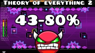 Theory of everything 2 43-80% #toe2 #geometrydash