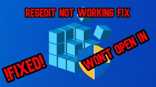 How To Fix Regedit Registry Editor Not Working Fix Windows 10 Regedit Not Working Fix