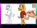 How To Draw Scratch from The Amazing Digital Circus | Drawing Tutorial