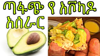 ቀላል አቮካዶ ጥብስ |  How to make a scrambled avocado #chefrobel #ethiopiancooking