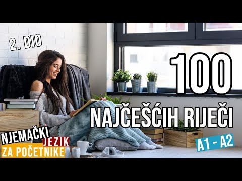 Njemački jezik za početnike A1 | 100 najčešćih riječi | 2. dio | Njemacki Online