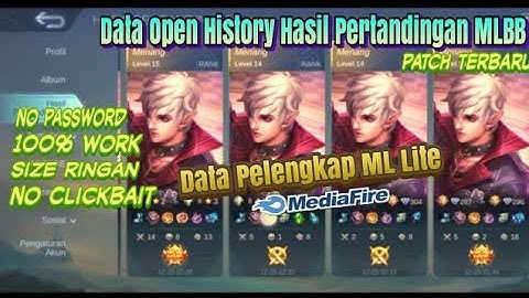 Script Data Open History Hasil Pertandingan Patch Tebaru || No Password || No Clickbait