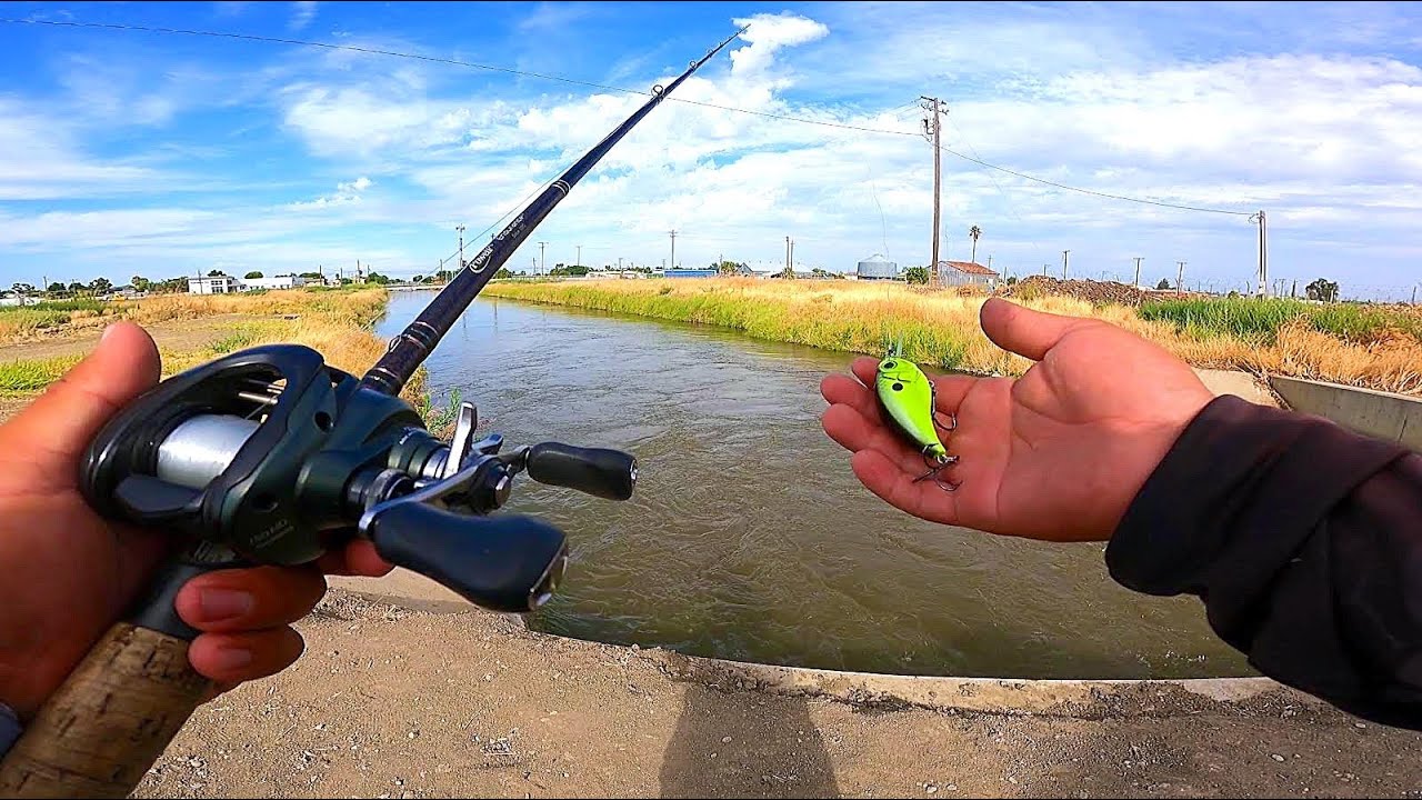 Watch Fishing Small Dirt Canals Video on