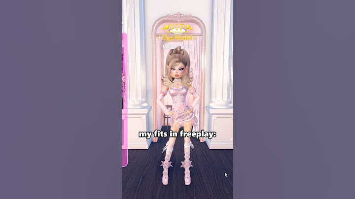 FREEPLAY vs REGULAR ROUNDS in DRESS TO IMPRESS #roblox #dresstoimpress #dti #shorts