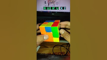 Flipped edge F2L best algorithm for 3x3 Rubik