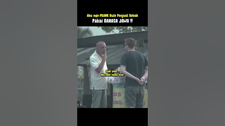 Ngerjain Bule Penjual Kebab Pake Bhs Jawa!!