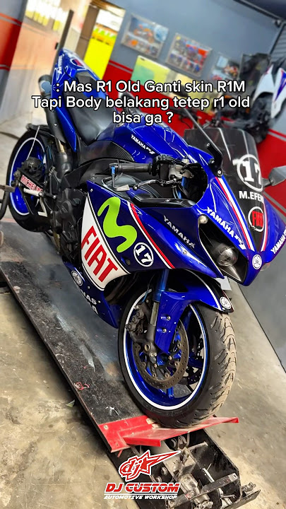 Gokil R1 Old jadi R1M Motogp di Workshop modifikasi Bekasi ini