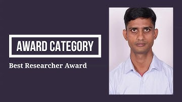 Dr RAHUL ROY, Solytics Partners, Best Researcher Award