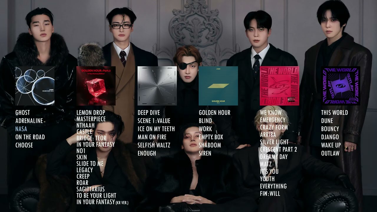 ATEEZ -- 6 FULL ALBUM PLAYLIST || Updated (Adrenaline) - YouTube