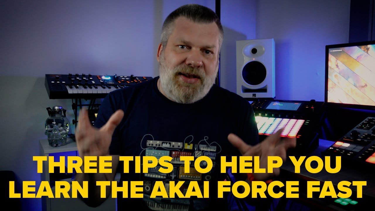 How to expand storage by installing a SSD on the Akai Force