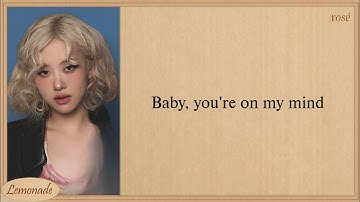 Thumbnail of Alex Warren & ROSÉ On My Mind Lyrics