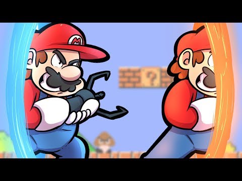 O JOGO DO MARIO COM PORTAIS! (GAME GENIAL)