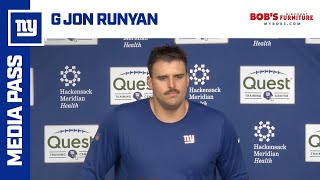 Jon Runyan Jr. on the Impact of Coaches Carmen Bricillo & James Ferentz | New York Giants