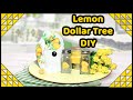 DIY Dollar Tree Lemon Gnome / Salt & Pepper Shaker | Lemon Kitchen Decor | Easy Dollar Tree DIYs