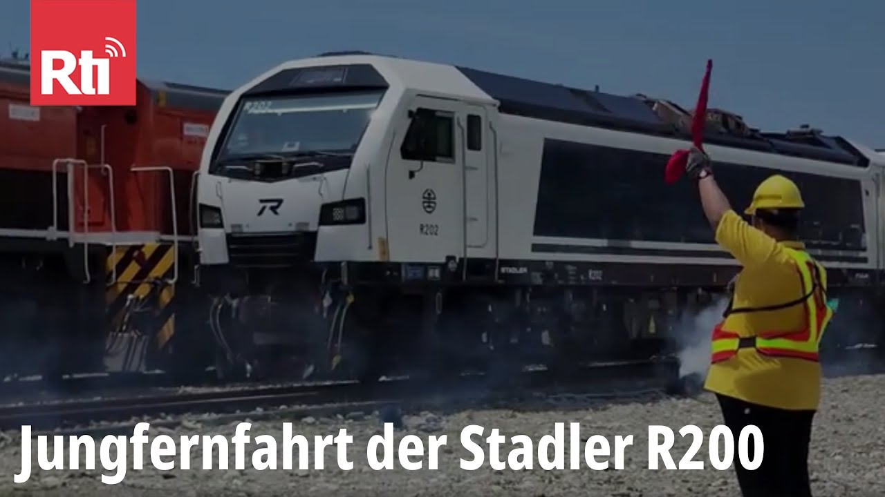 Jungfernfahrt der Stadler R200 in Hualien, Taiwan - YouTube