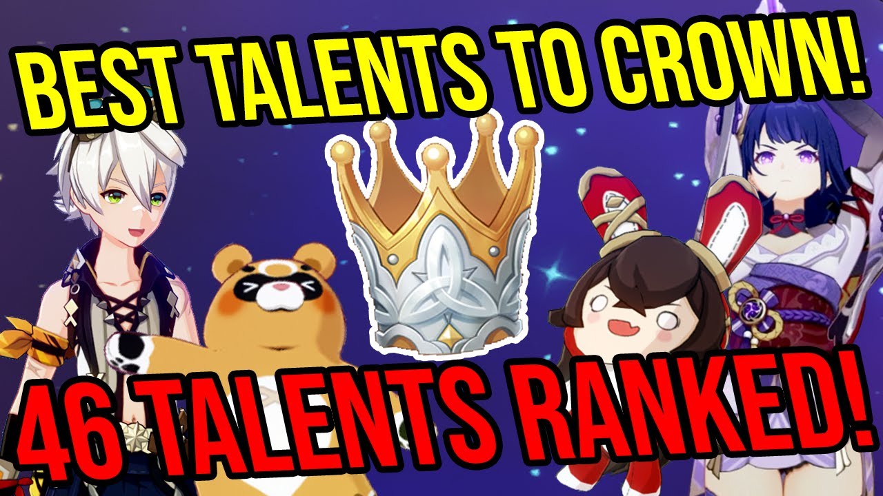 Genshin Impact: 10 Best Talents to Crown Guide - Fextralife