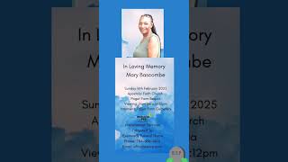 Mary Bascombe | Funeral Announcement #obituariessvg