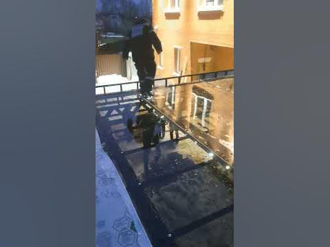 Прозрачная кровля. навес для автомобилей - YouTube