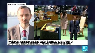 Assemblée générale de l'ONU : attente du discours d'Hassan Rohani, président de l'Iran