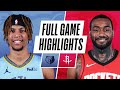 GRIZZLIES at ROCKETS | FULL GAME HIGHLIGHTS | February 28, 2021